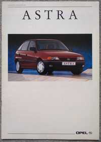 Prospekt Opel Astra rok 1991