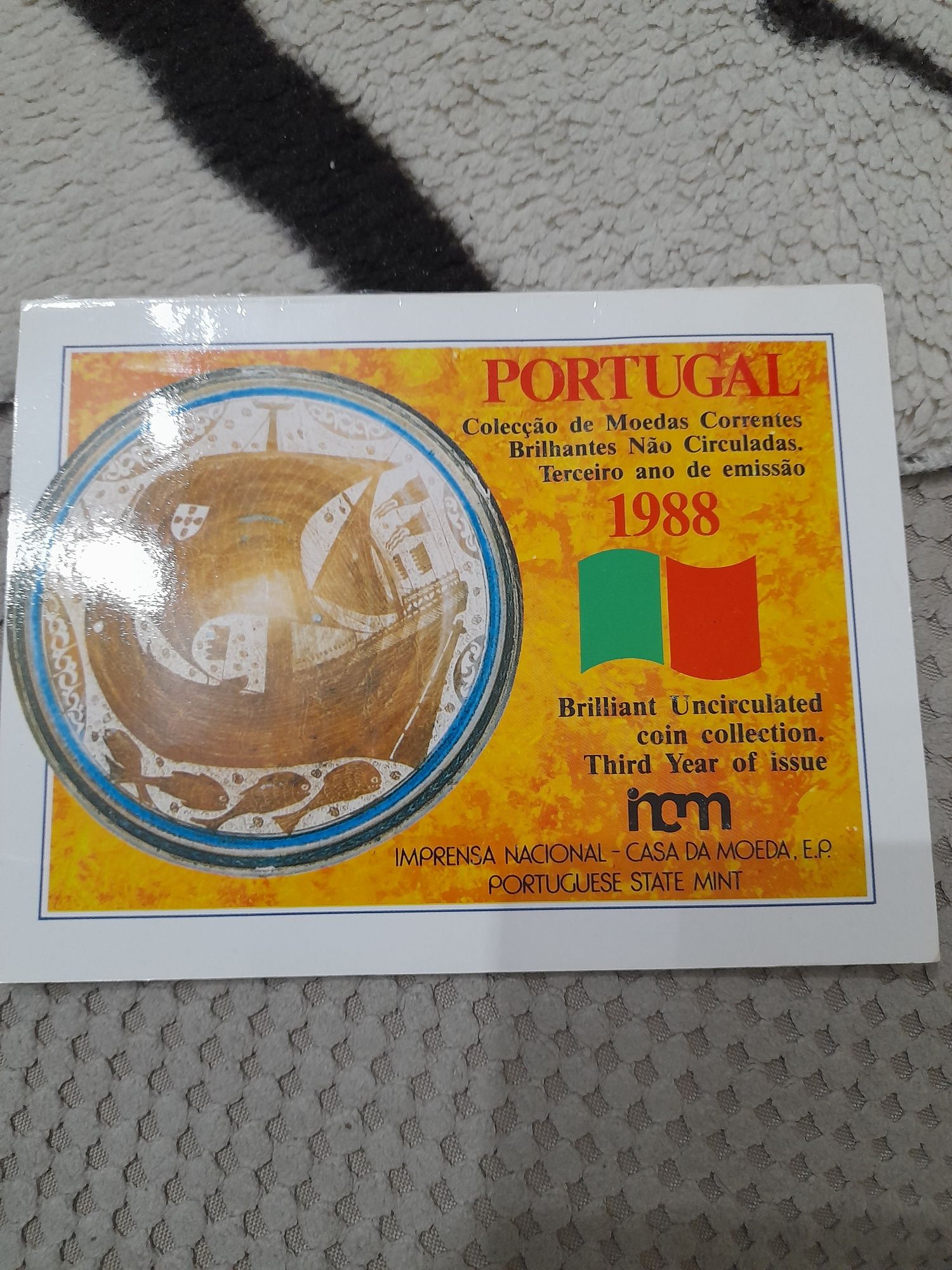 Coleção moedas não circuladas 1988