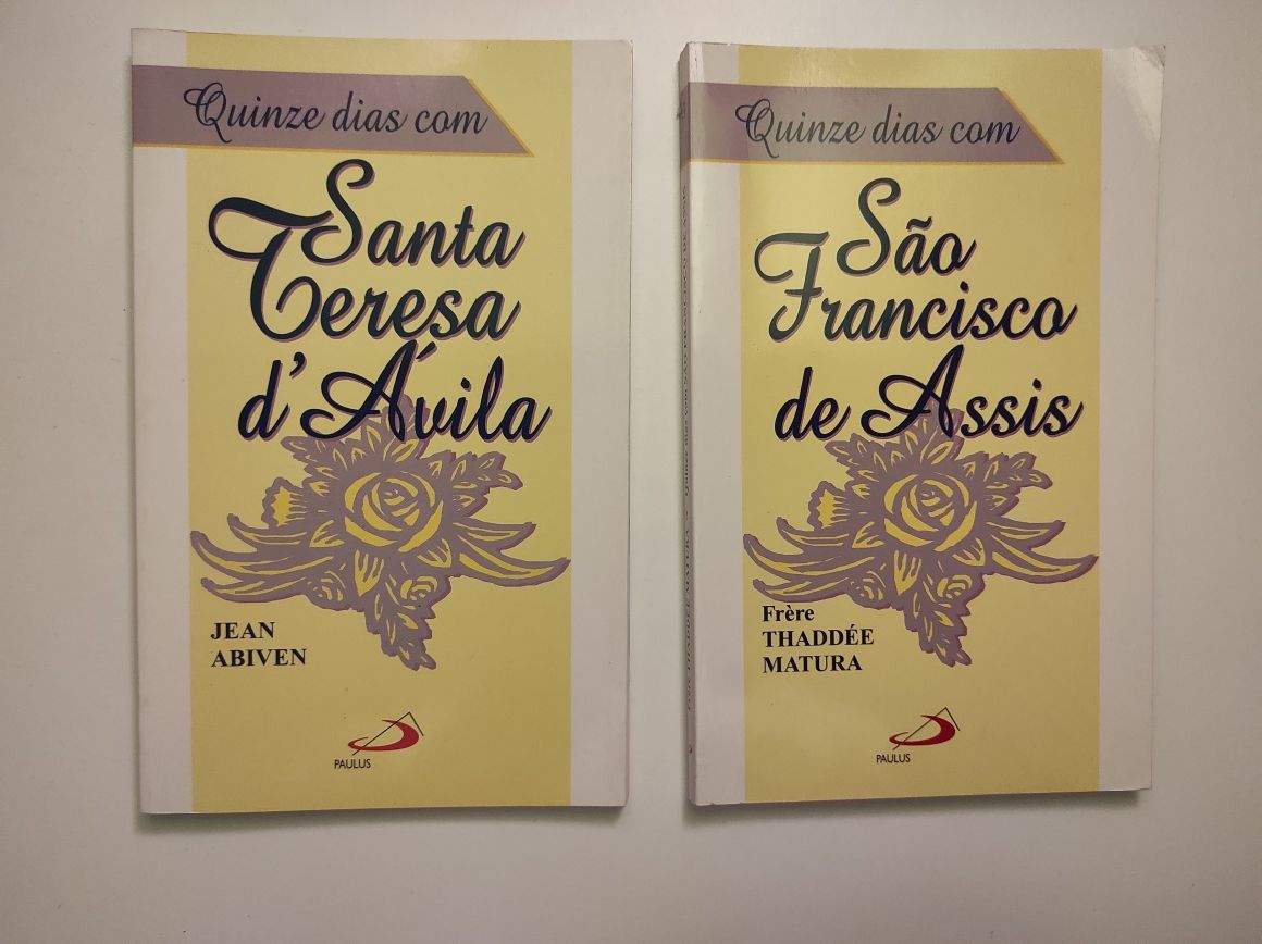 Livros da coleção "Quinze dias com..." 2€ unidade