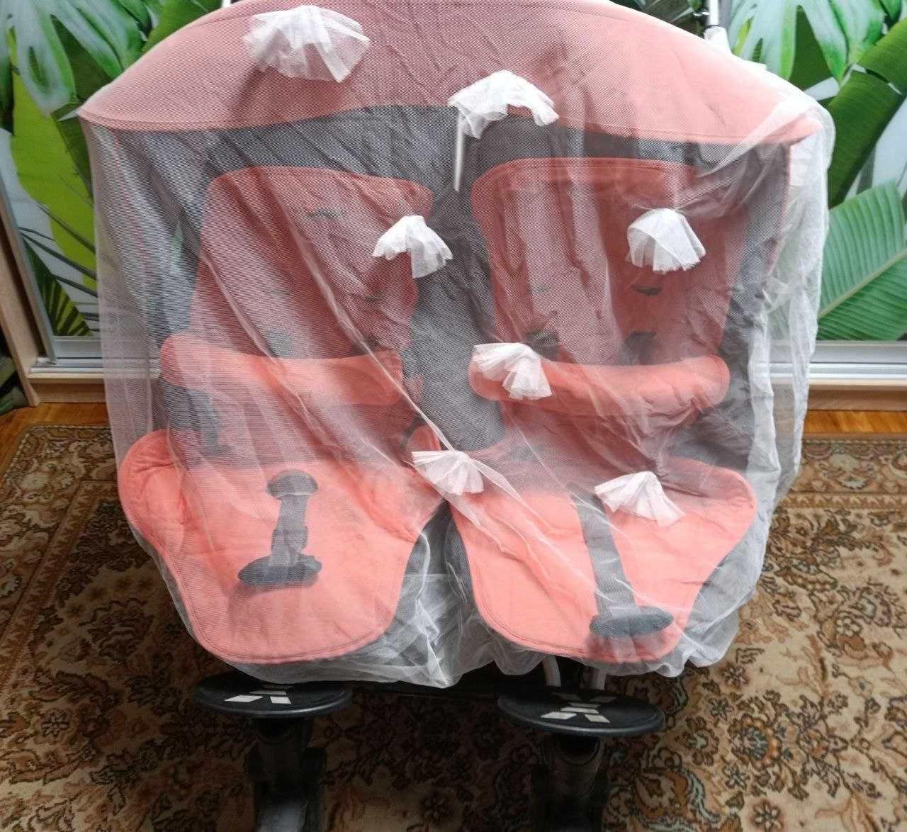 Коляска дитяча для близнюків/коляска для близницов /+переноски.