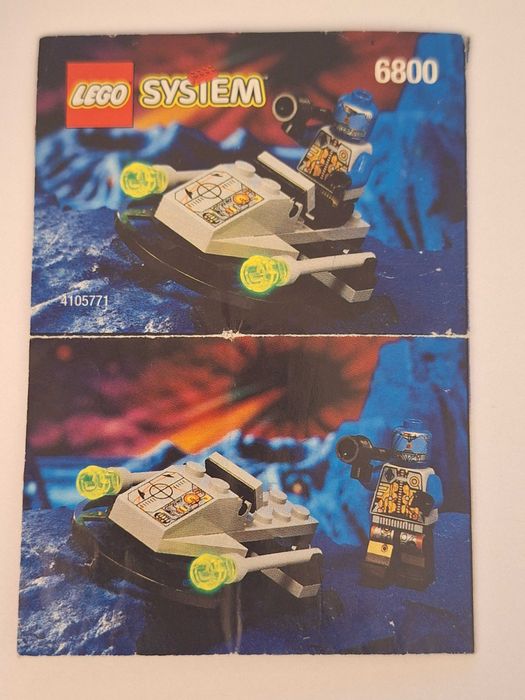 Lego 6800 instrukcja . Lego retro. Polecam (R)