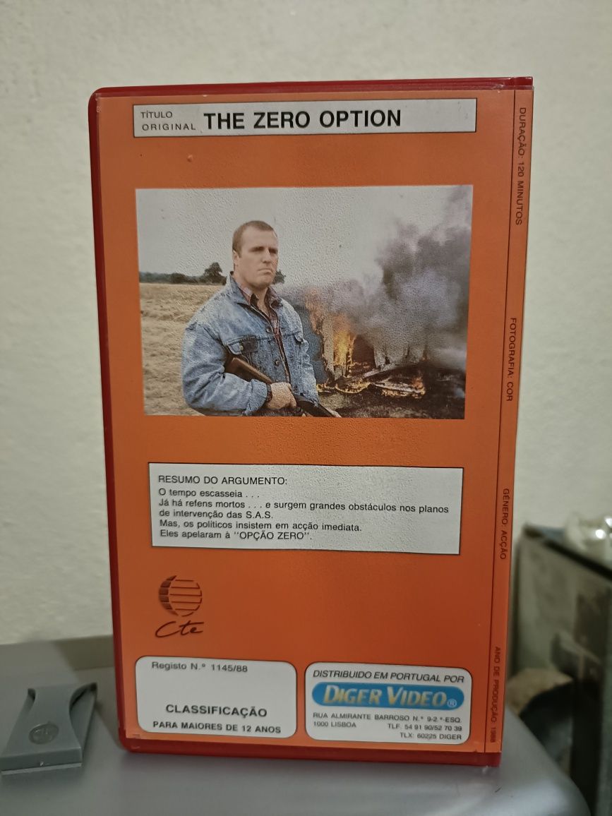 Opção Zero - The Zero Option - Vhs