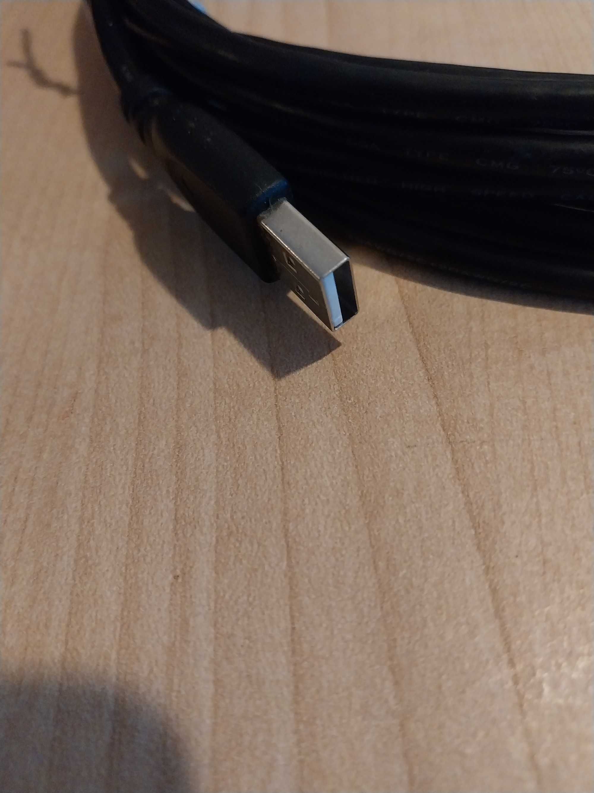 Cabo Extensão USB 5 metros - Macho - Femea