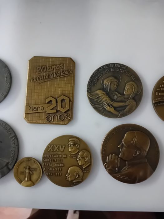 Medalhas em bronze
