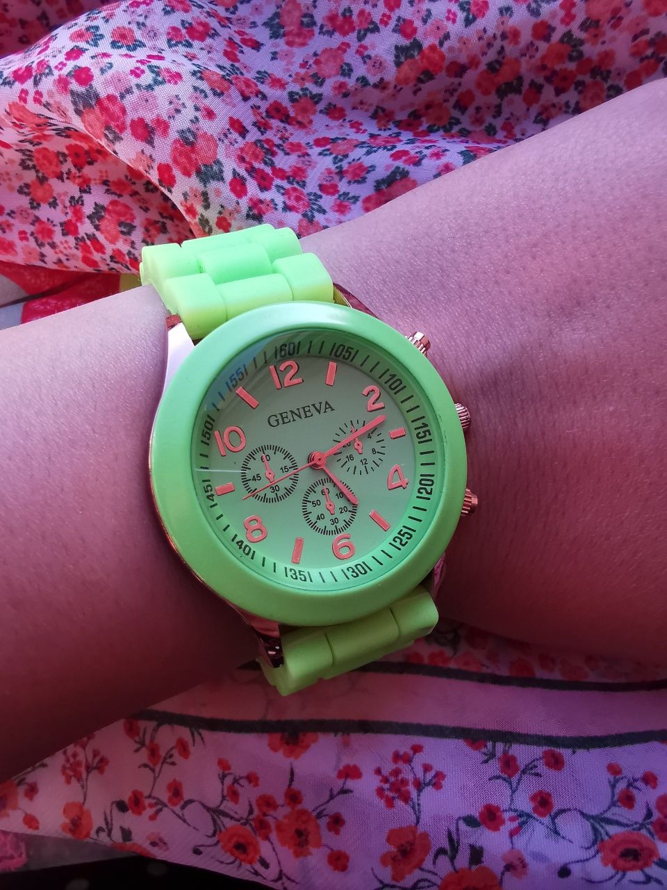 Relógio Verde Lima