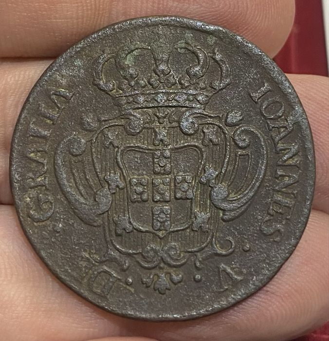 Moeda X Reis D JOAO V 1743