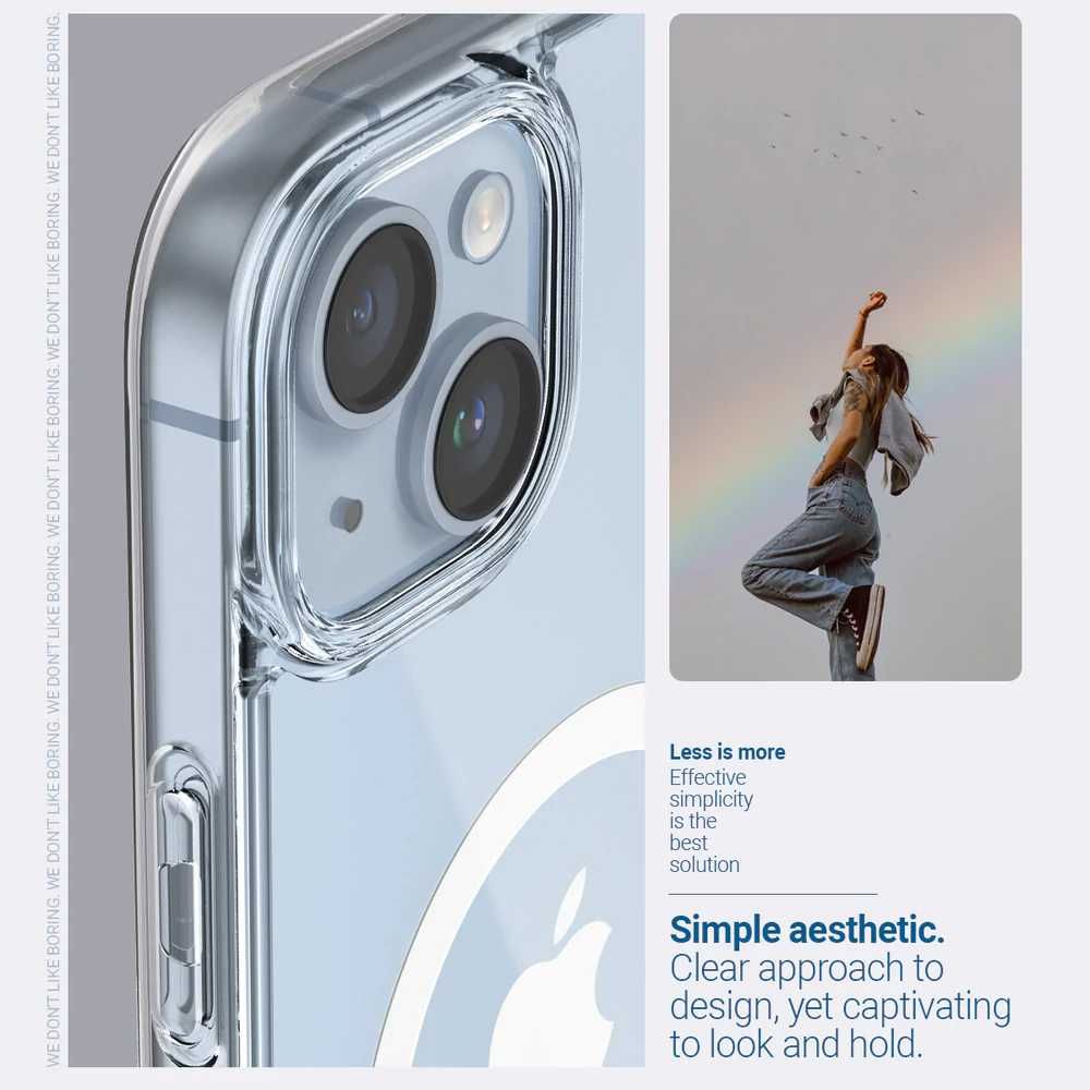 Чехол Caseology Capella Mag для iPhone 14 Pro Max Clear White