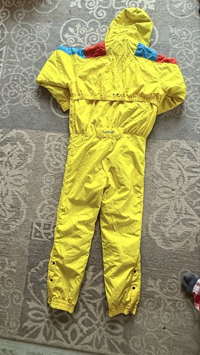 Лижний комбінезон вінтажний жовтий