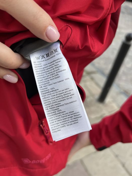 Куртка Mammut жіноча мембранна gore-tex водонепроникна червона нова