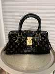 Torebka welurowa Louis Vuitton 2004 edycja limitowana L'Oeil