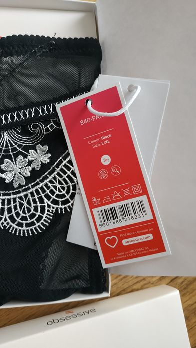 Bielizna damska, figi OBSESSIVE rozm. L/XL