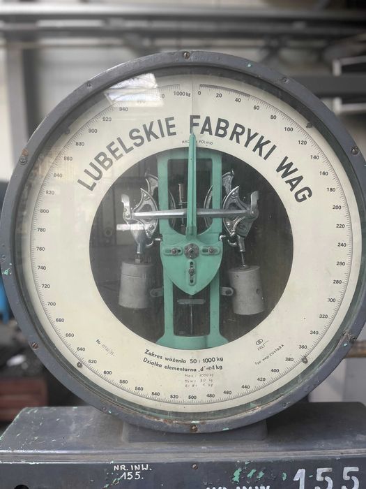 waga przemysłowa Lubuskie Fabryki Wag 1000 kg