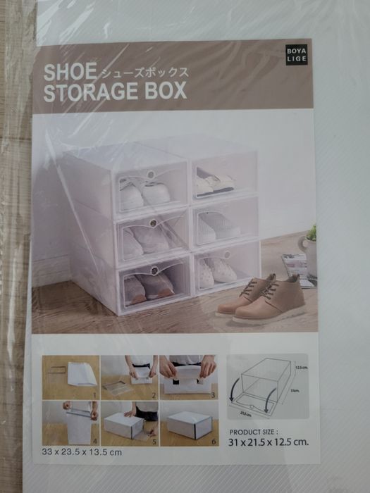 Nowe pudełka na buty - 8 sztuk