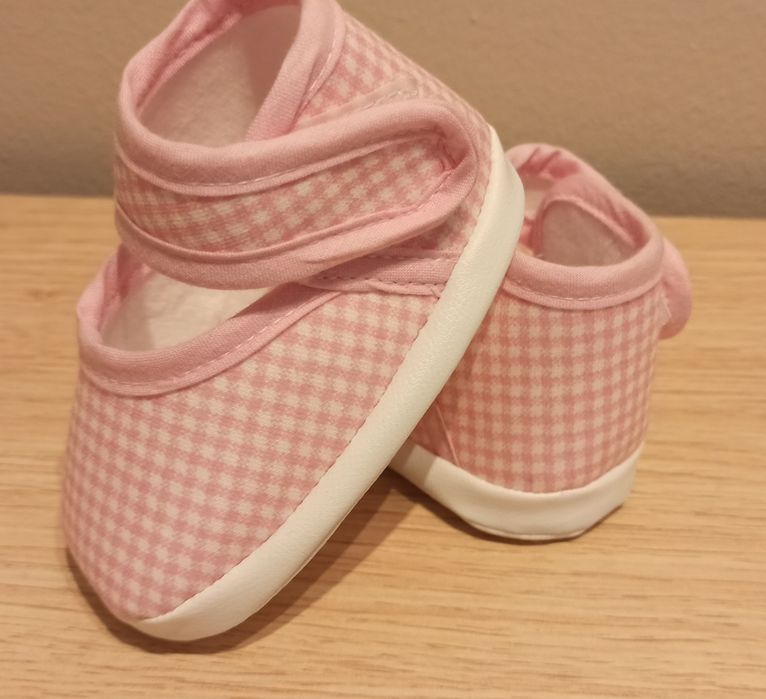 Wyprzedaż ! Nowe buty buciki do chrztu na lato dla niemowląt 10 cm