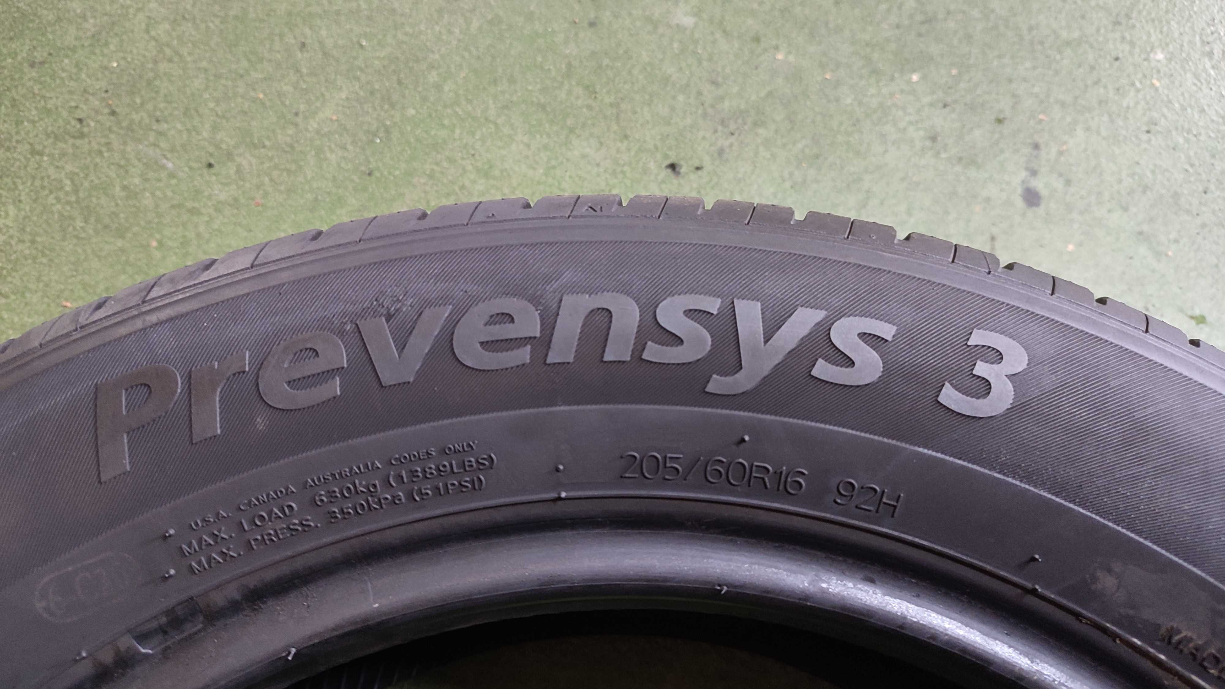 Opona pojedyncza 205 60 R16 92Y Norauto Prevensys 3 bieżnik 6,6mm