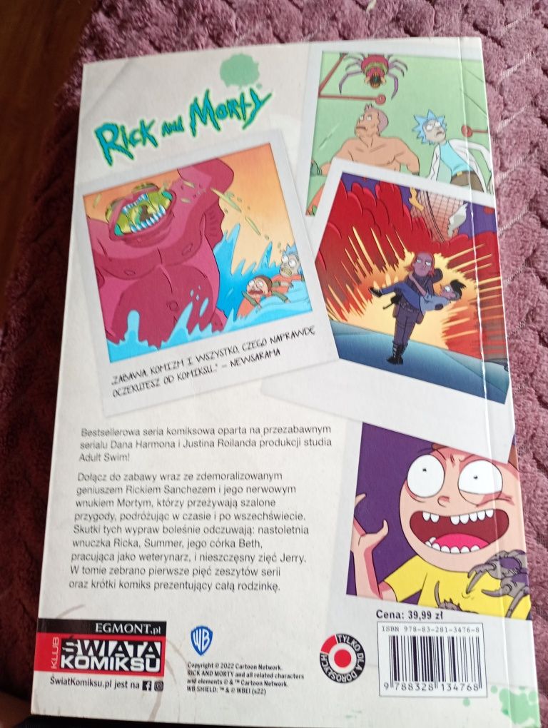 Książka komiks Rick and Morty