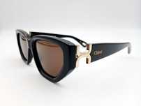 Okulary przeciwsłoneczne damskie Chloe CH0235S-001 kocie
