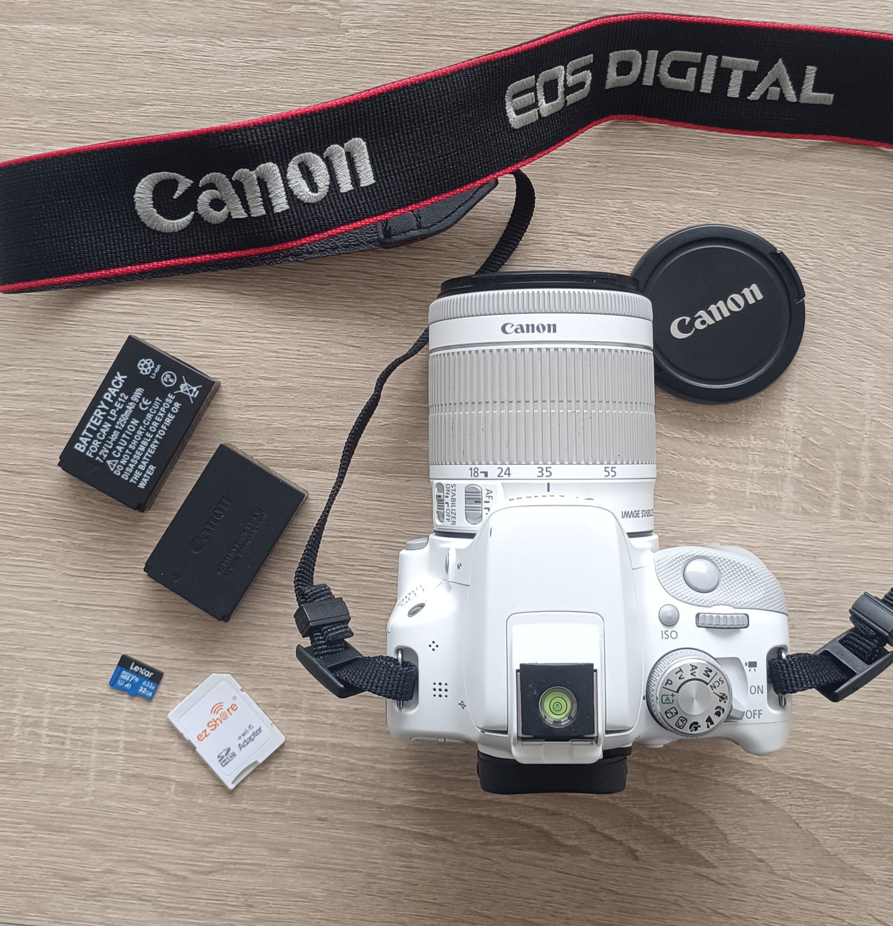 Canon EOS 100D Lustrzanka WIFI Unikat biały kruk