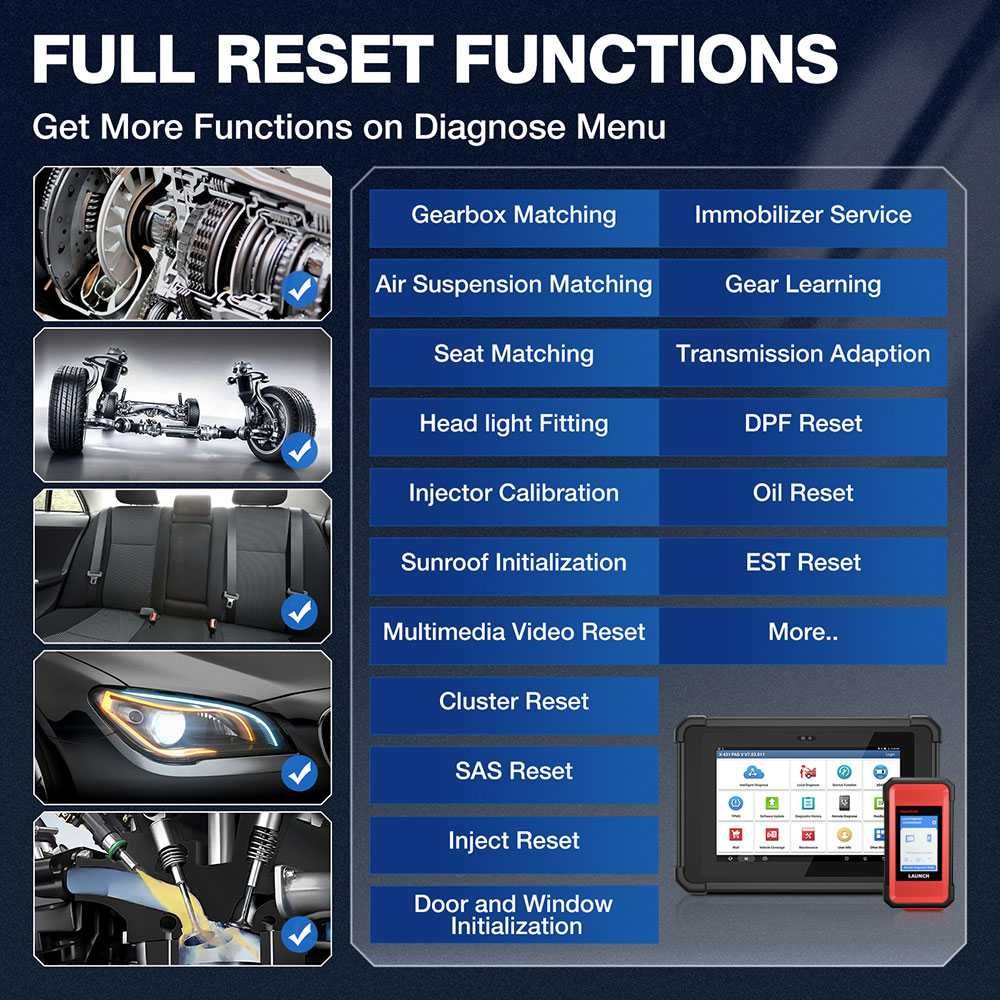 Launch X431 PAD V ELITE Maq Diagnóstico OBD Programação Online (NOVO)