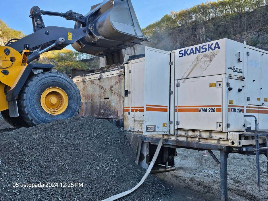 Ziemne, mobilna wytwórnia mieszanek mineralno cementowych  mce