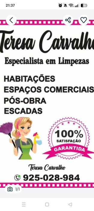 Executo trabalho de limpeza