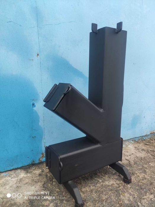 Піч-буржуйка ,,Ракета" 5мм,1200*1200