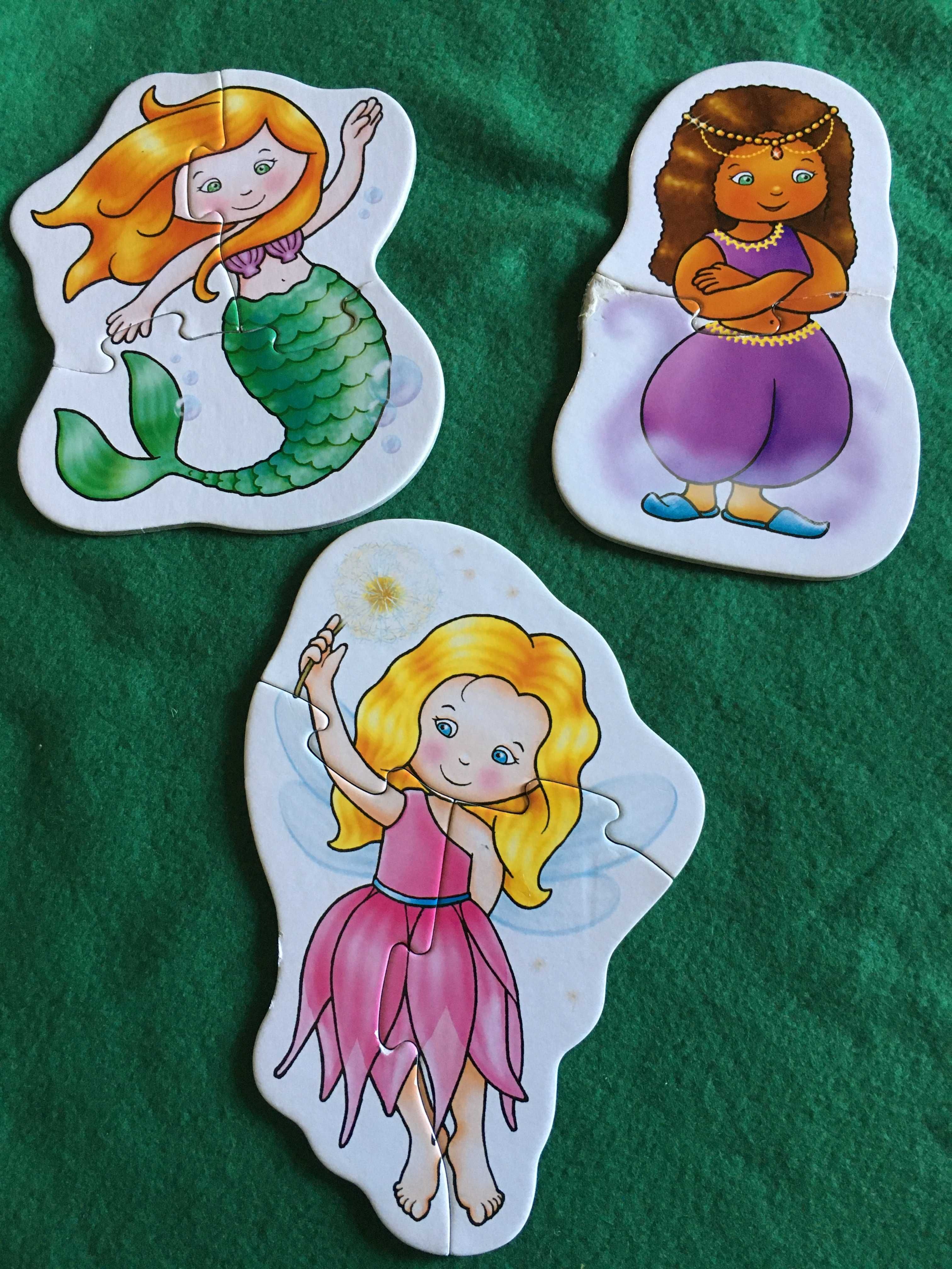 Jogo - Puzzle Pequena Sereia e Princesas