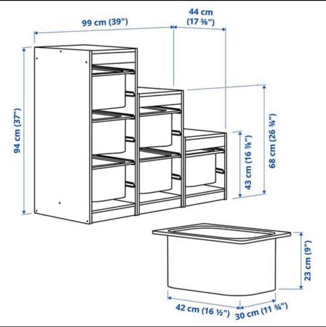 Regał Trofast Ikea