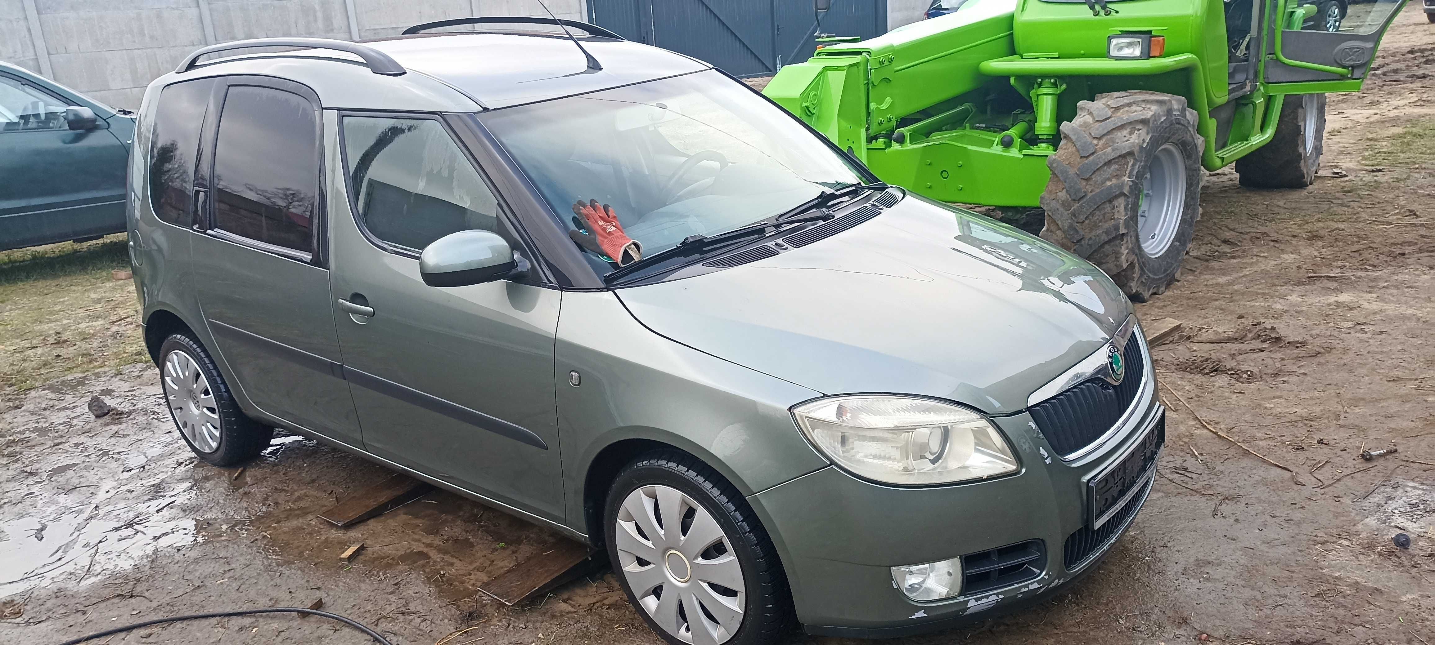 fotel tył fotele kanapa skoda roomster