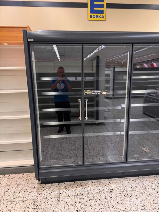 Regał chłodniczy lodówka sklepowa regal przyścienny chłodziarka hauser