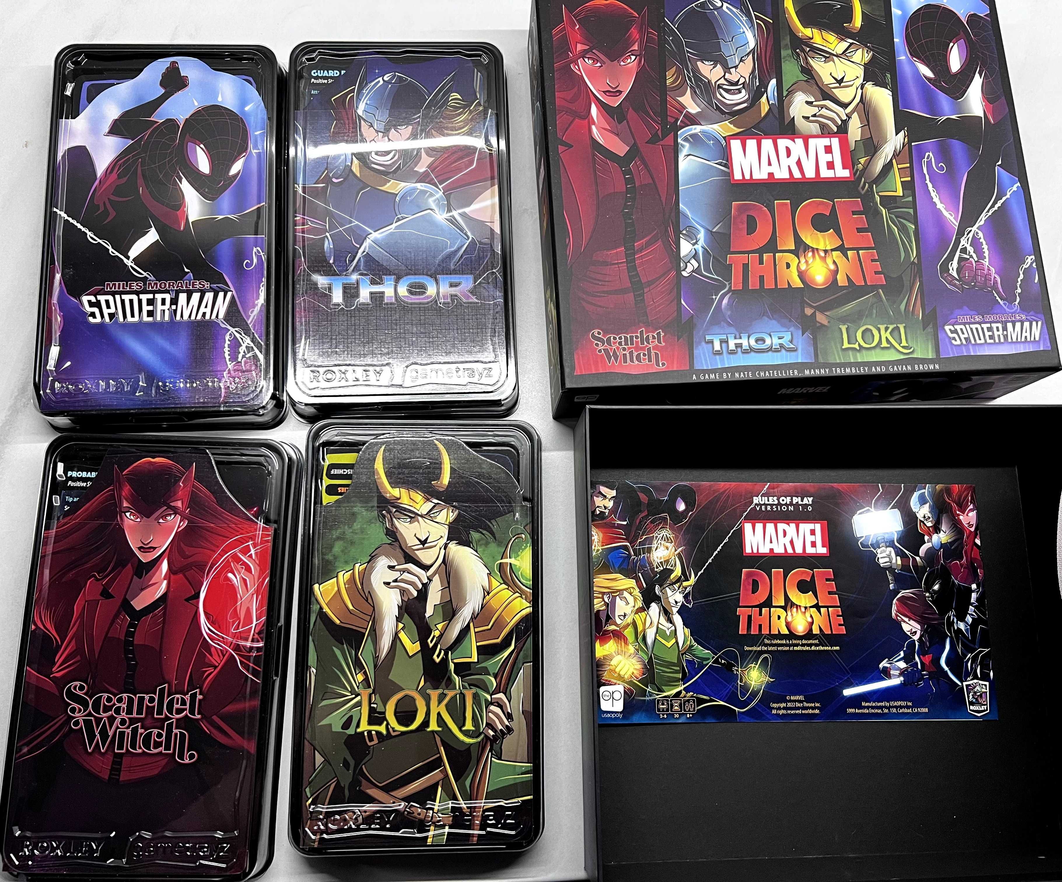 Dice Throne: Marvel 4 hero box