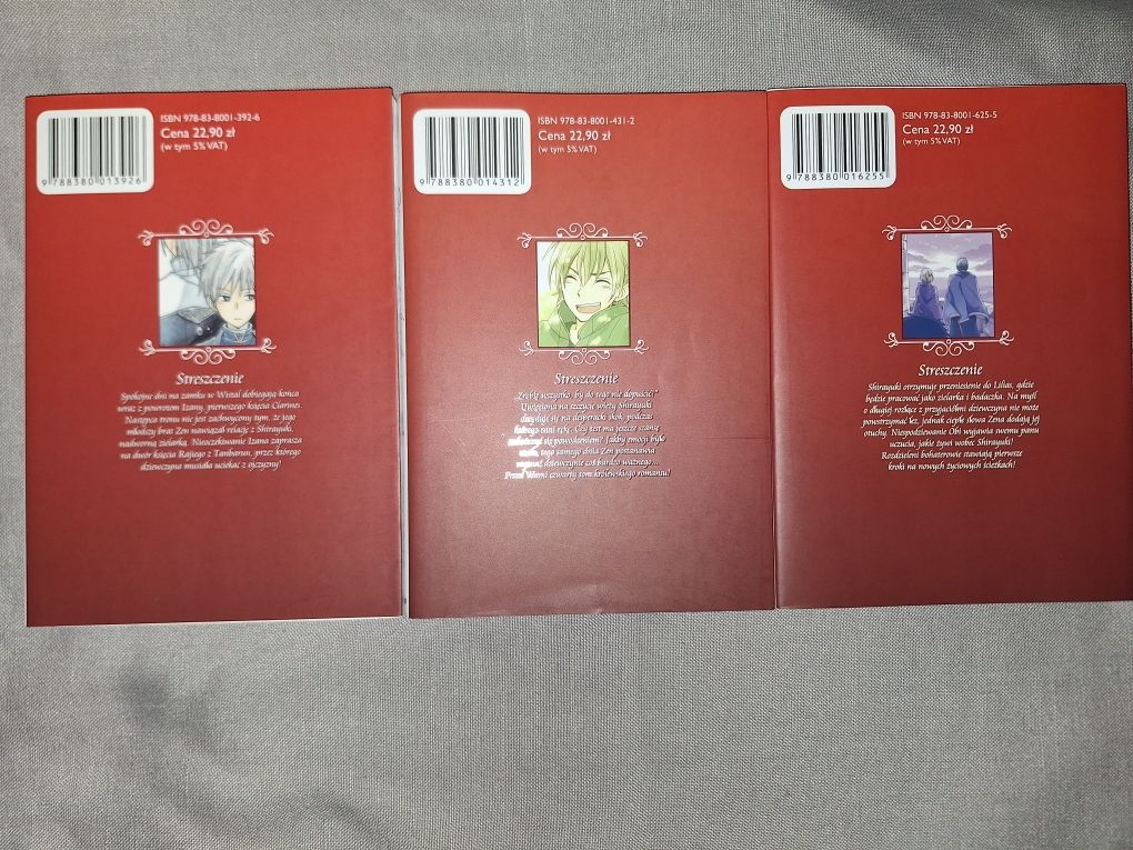 Shirayuki Śnieżka o czerwonych włosach tom 3 i 4