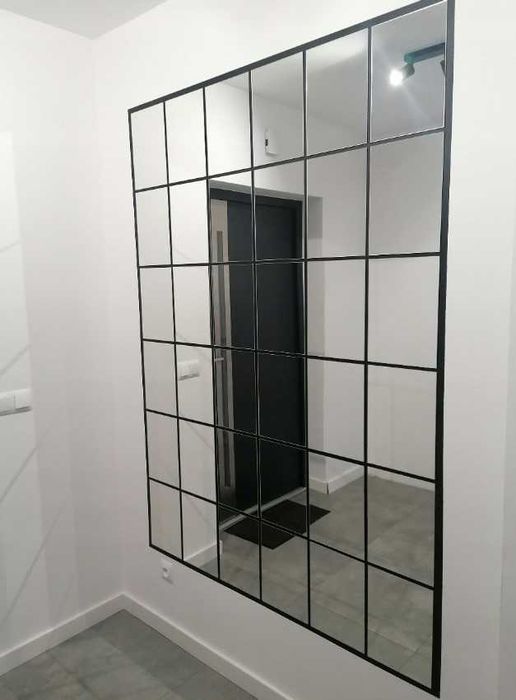 Lustro ścienne akrylowe prostokąty zestaw 9 sztuk 210 x 300 mm