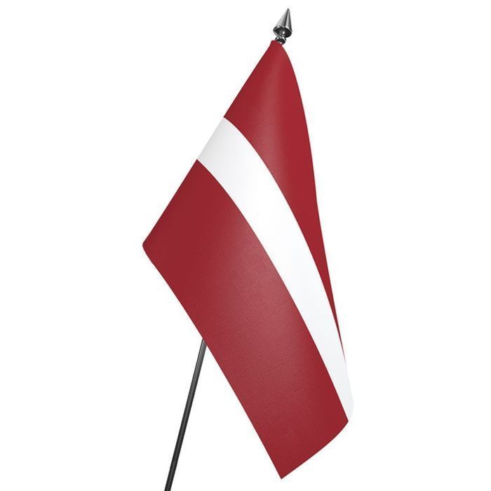 Flagietka flaga Łotwa 15 x 24 cm