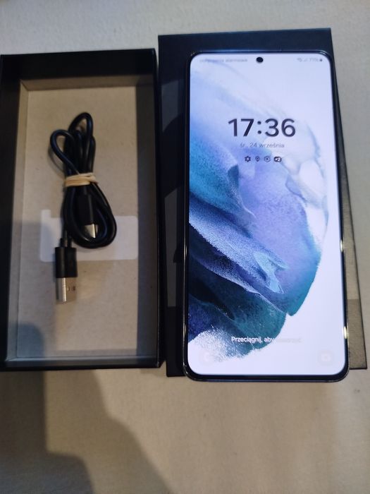 Samsung S21 5G 128GB Czarny – pełny zestaw