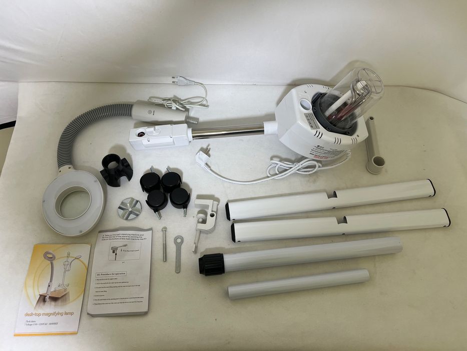 Parowiec do Twarzy 2 w 1 LED 5X Lampa