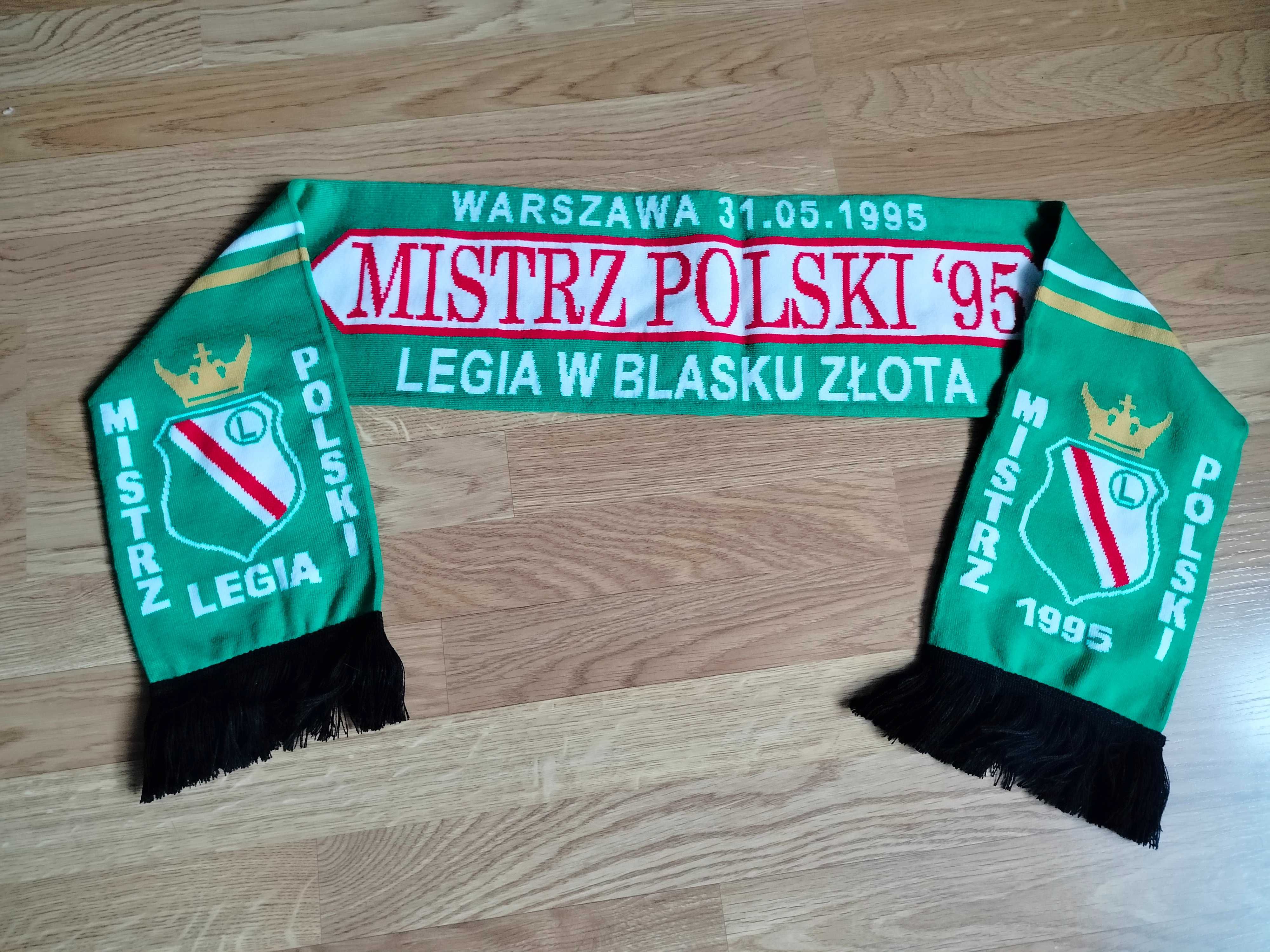 Szalik Legii Warszawa Mistrz Polski 1995r.