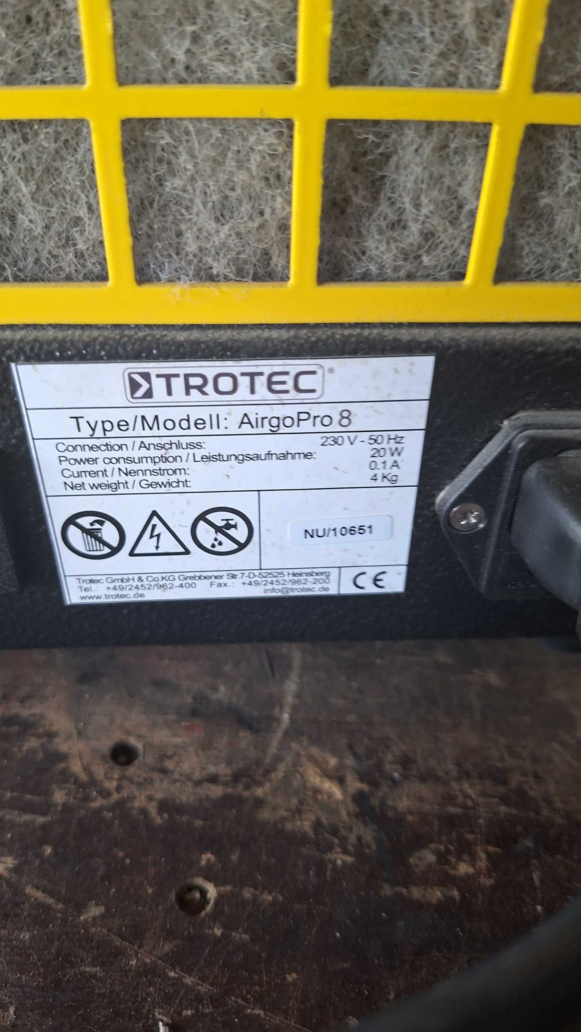 Ozonator trotec ozonowanie