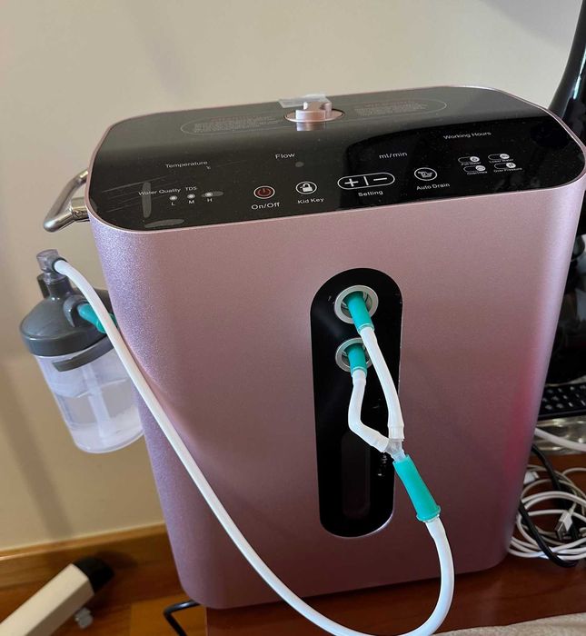 Máquina de inalação de hidrogénio molecular