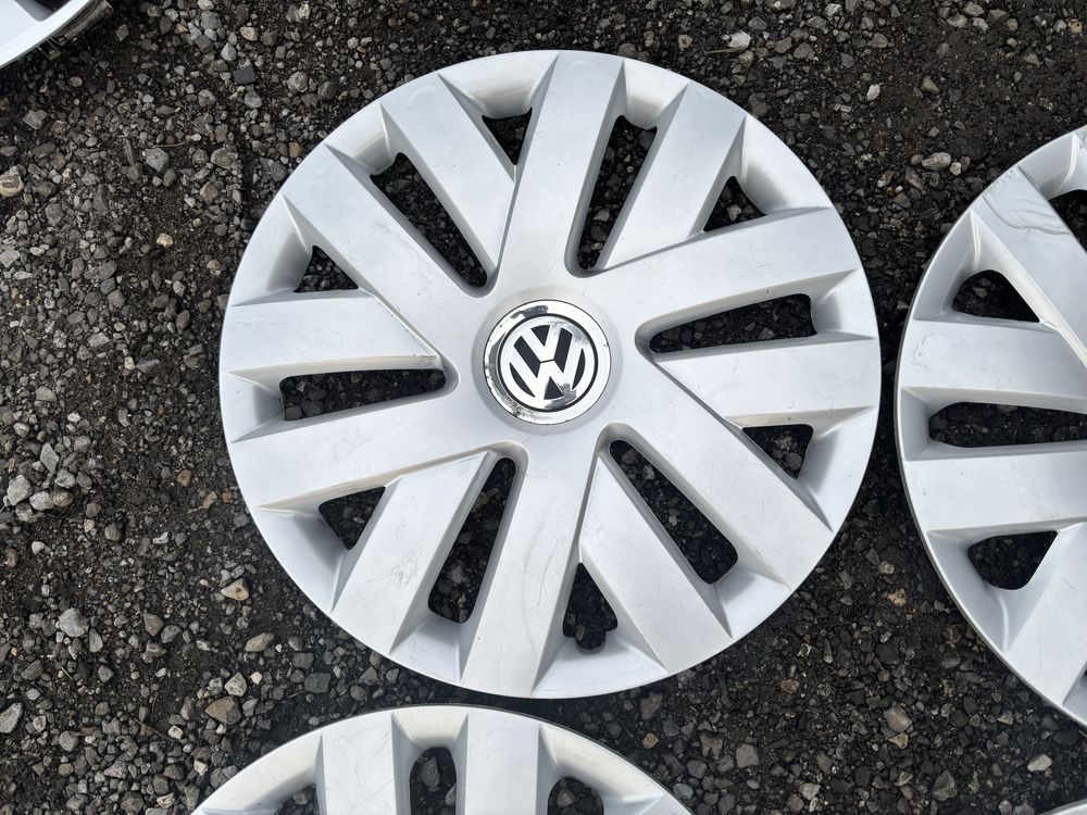 Piękne oryginalne kołpaki 15” Vw na spinki
