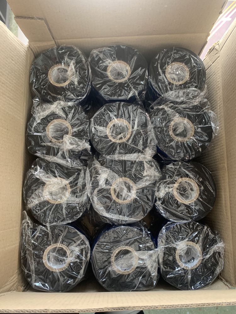 FITA DE CARBONO ZEBRA RESINA 4800 MEDIDA 80MMX450M