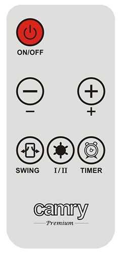 NOWY: Termowentylator kolumnowy ceramiczny LCD z pilotem + Timer Camry