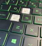 Кнопки клавіатури ноутбуків HP envy, gaming pavilion 15