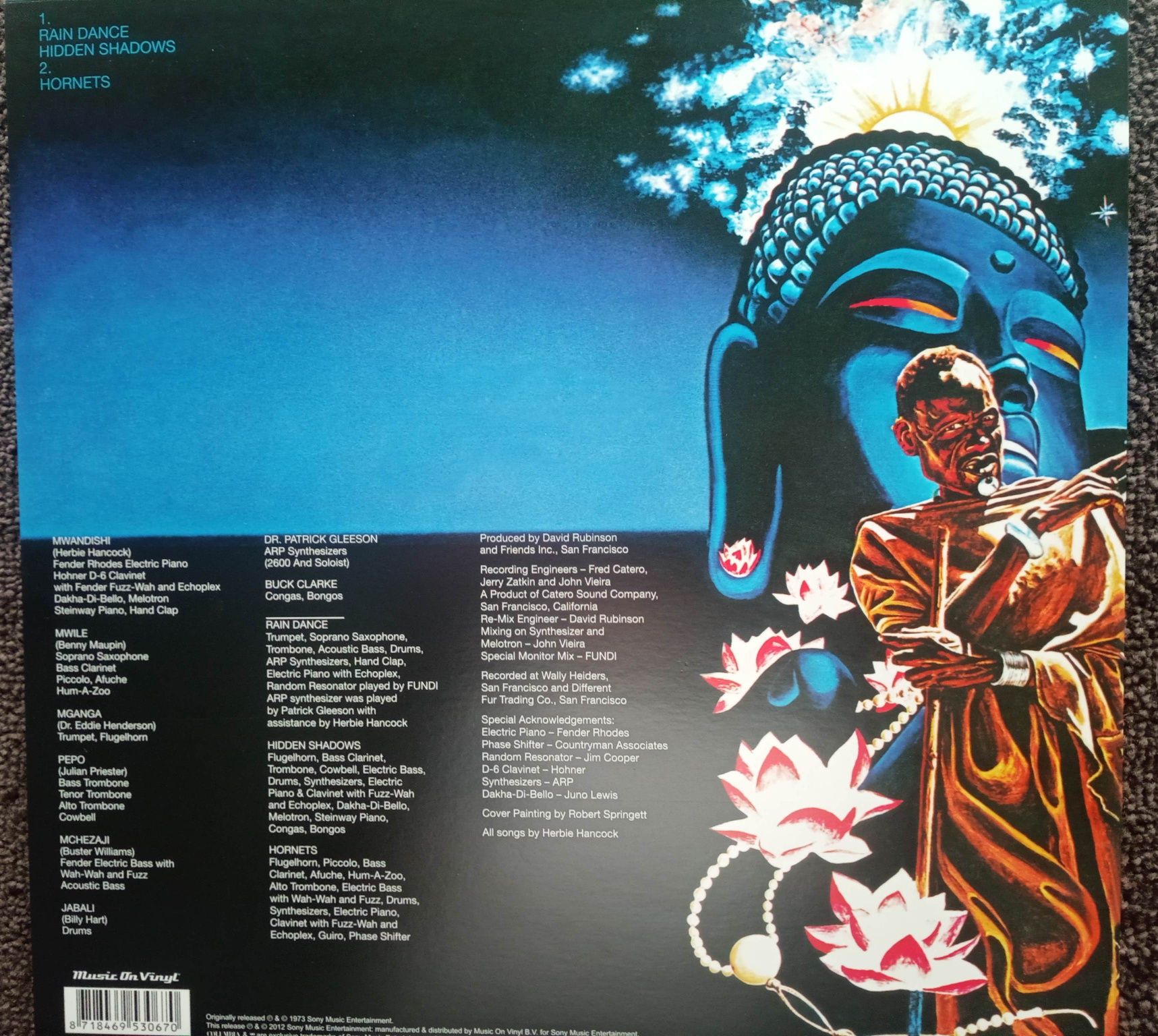 Álbum Sextant de Herbie Hancock como novo