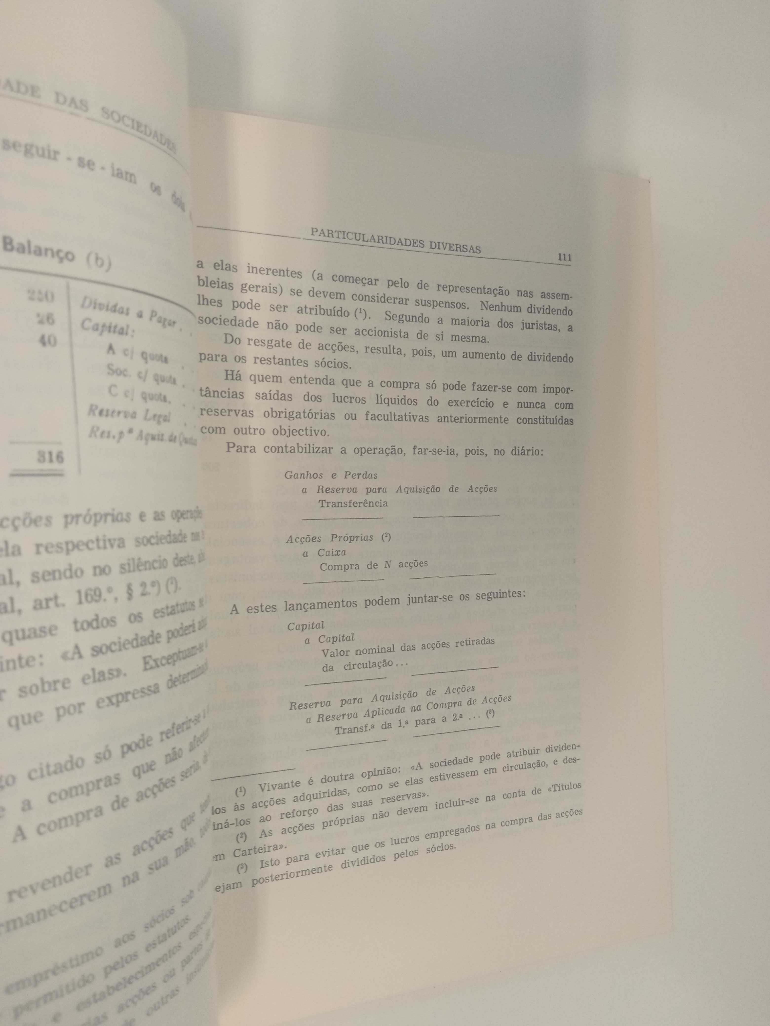 Contabilidade das Sociedades, de F. V. Gonçalves da Silva