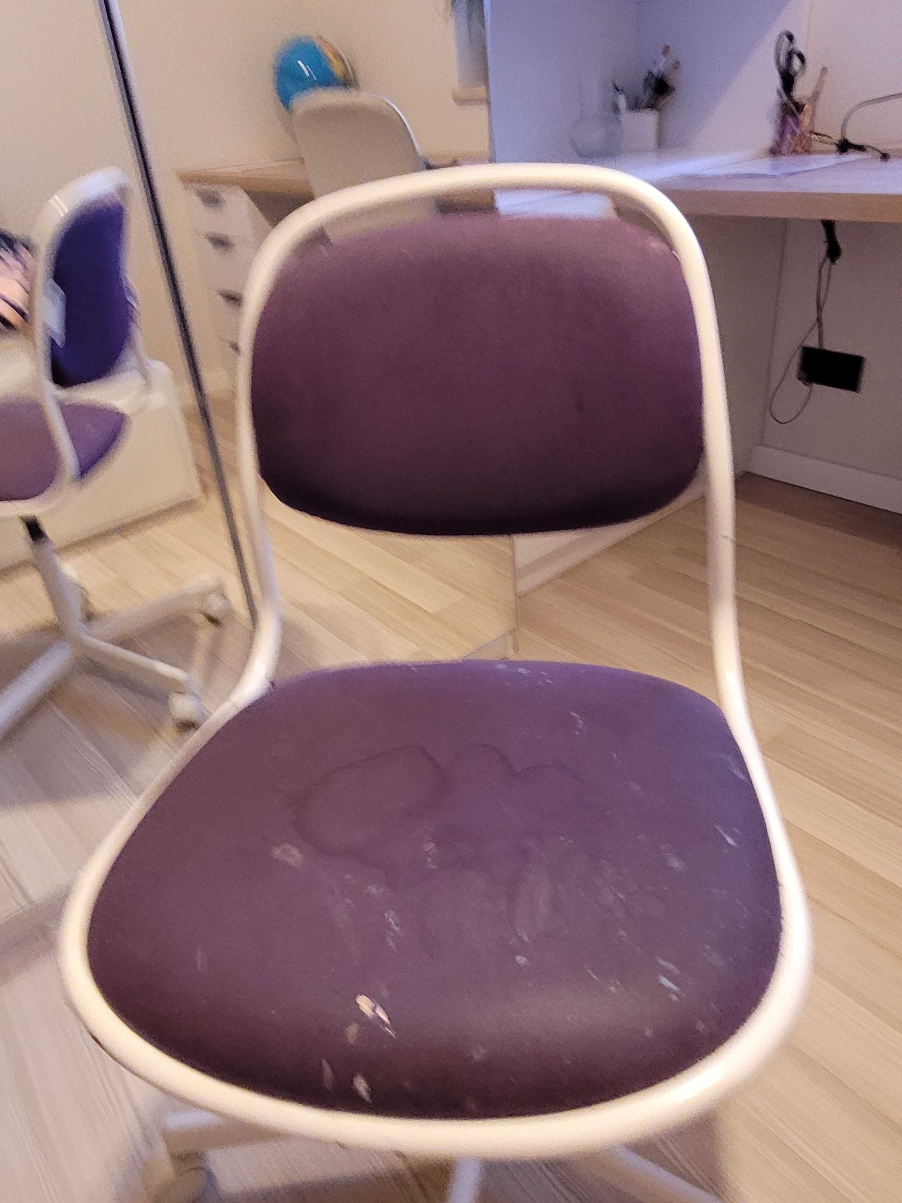 ÖRFJÄLL
Krzesło obrotowe ikea, biały/fiolet, tapicerka do prania