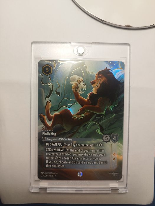 Disney Lorcana carta "Scar - Finally King"