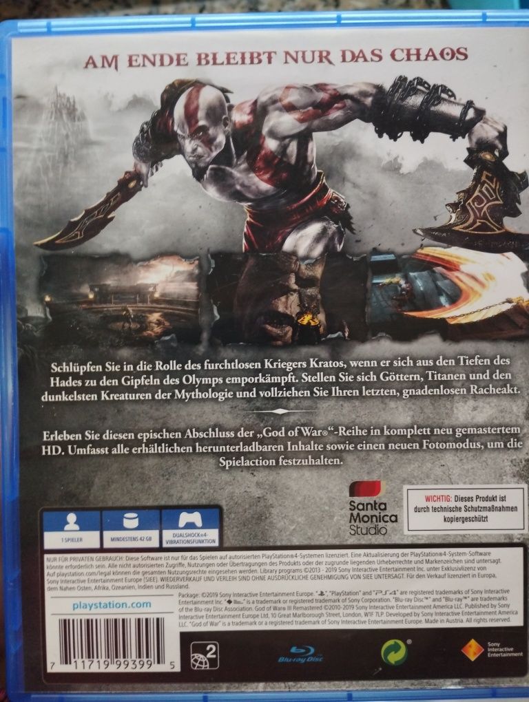 God Of War Remastered