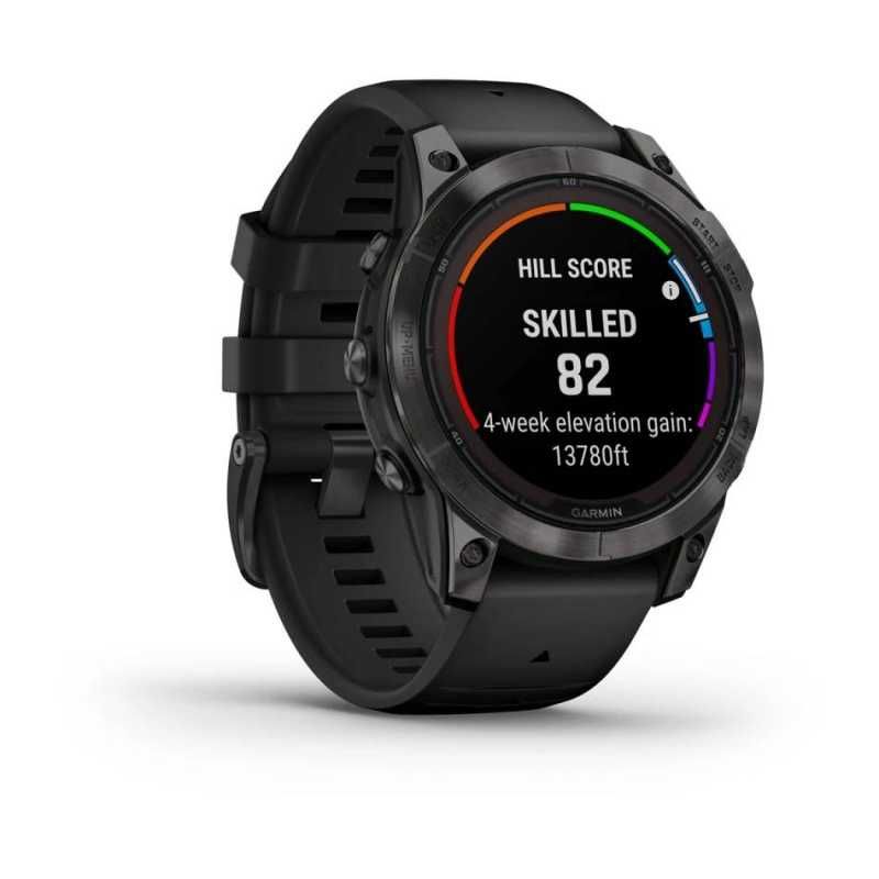 Годинник Garmin Fenix 7 Pro Sapphire Solar Carbon Grey DLC Titan w. BB