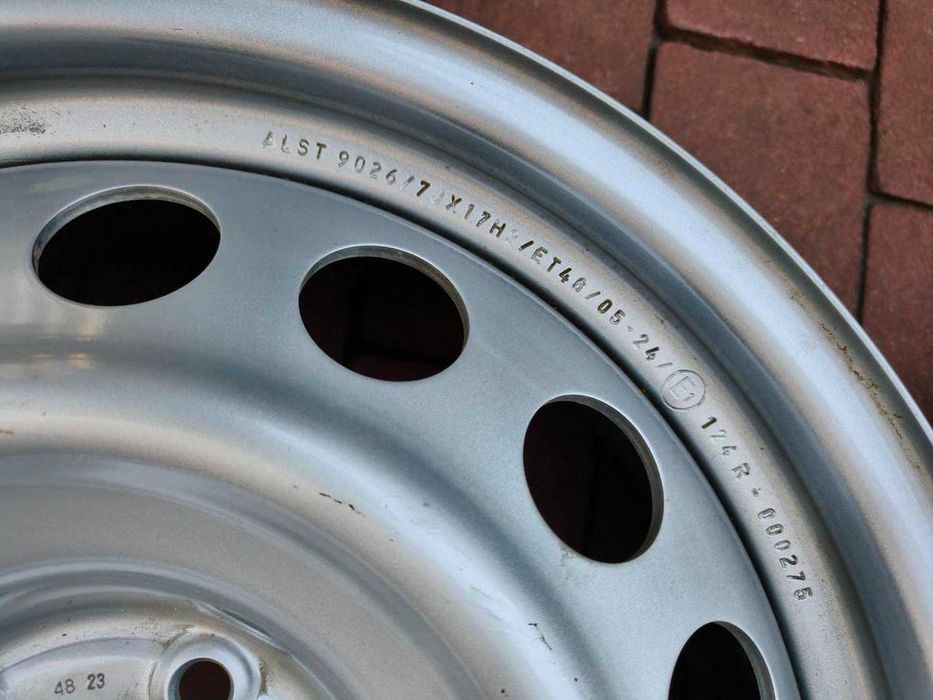 5x108 Felga Stalowa R17 Proace Jumpy Expert ET46 7j Oryginał 1SZT NOWA